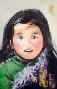 Voir le détail de cette oeuvre: Enfant Tibetain