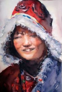Voir le détail de cette oeuvre: femme Tibetaine
